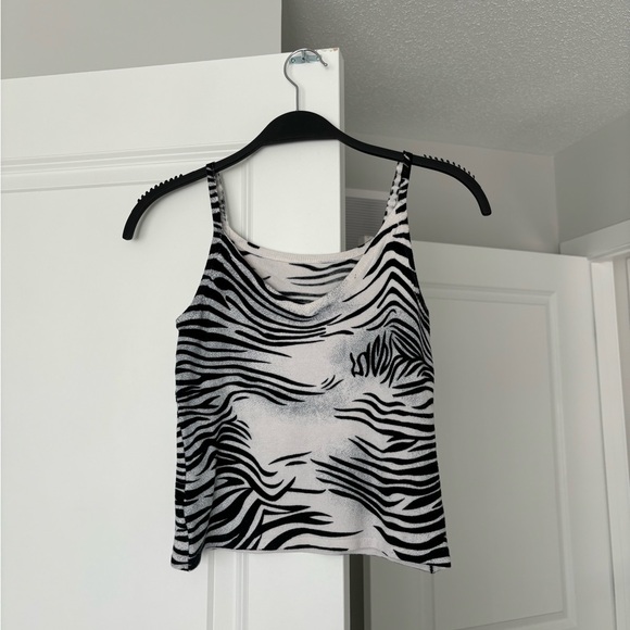Zebra Print Tank Top - Picture 1 of 1